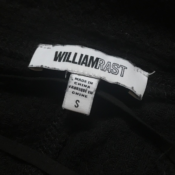 black cross tie shirt. Waffle fabric - Picture 4 of 5